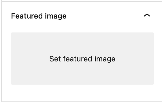 How to add featured image - WordPress