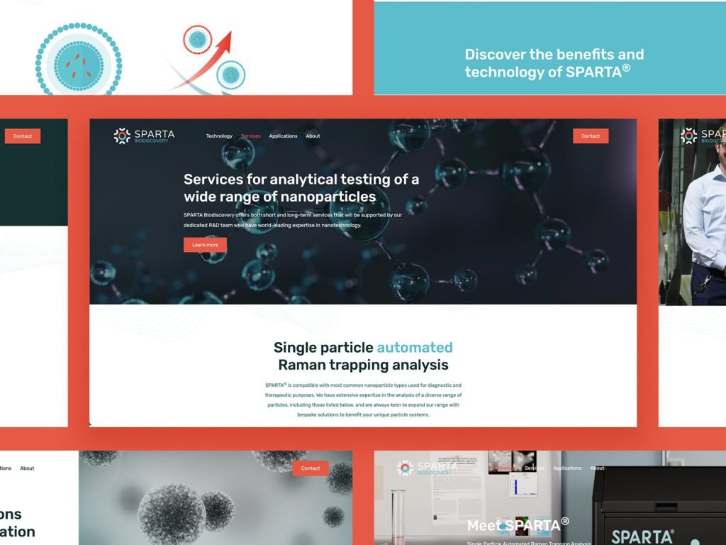 SPARTA Biodiscovery Website Design SmartaStudio